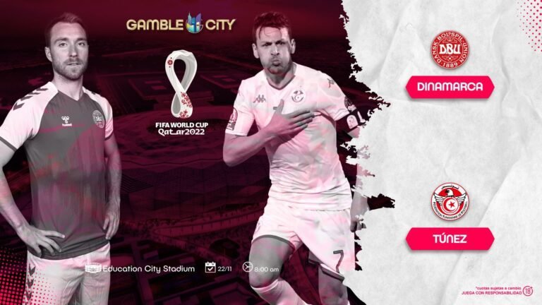 Dinamarca vs Túnez